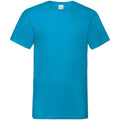 Azur - Front - Fruit of the Loom - T-shirt VALUEWEIGHT - Homme