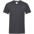 Gris foncé chiné - Front - Fruit of the Loom - T-shirt VALUEWEIGHT - Homme