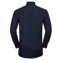 Bleu marine vif - Back - Russell Collection - Chemise formelle - Homme