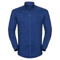 Bleu roi vif - Front - Russell Collection - Chemise formelle - Homme