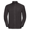 Noir - Front - Russell Collection - Chemise formelle - Homme