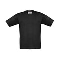 Noir - Front - B&C - T-shirt EXACT - Enfant