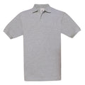 Gris chiné - Front - B&C - Polo SAFRAN - Homme