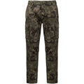 Vert - Noir - Marron Camouflage - Front - Kariban - Pantalon cargo - Homme