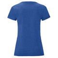 Bleu roi - Back - Fruit of the Loom - T-shirt ICONIC - Femme