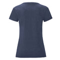 Bleu marine - Back - Fruit of the Loom - T-shirt ICONIC - Femme