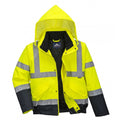 Jaune-Bleu marine - Front - Portwest - Veste BOMBER - Unisexe