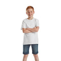 Blanc - Side - Fruit of the Loom - T-shirt ICONIC - Enfant