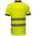 Jaune - Noir - Back - Portwest - Polo haute visibilité - Adulte