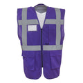 Violet - Front - Yoko - Gilet EXECUTIVE - Adulte