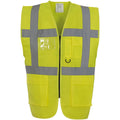 Jaune - Front - Yoko - Gilet EXECUTIVE - Adulte