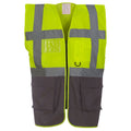 Jaune - Gris - Front - Yoko - Gilet EXECUTIVE - Adulte