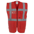 Rouge - Front - Yoko - Gilet EXECUTIVE - Adulte