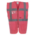 Rose - Front - Yoko - Gilet EXECUTIVE - Adulte