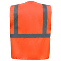 Orange - Back - Yoko - Gilet EXECUTIVE - Adulte