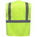 Jaune - Back - Yoko - Gilet EXECUTIVE - Adulte