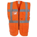 Orange - Front - Yoko - Gilet EXECUTIVE - Adulte