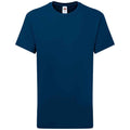 Bleu - Front - Fruit of the Loom - T-shirt ICONIC - Enfant