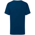 Bleu - Back - Fruit of the Loom - T-shirt ICONIC - Enfant