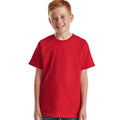 Rouge - Lifestyle - Fruit of the Loom - T-shirt ICONIC - Enfant