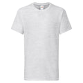 Gris chiné - Front - Fruit of the Loom - T-shirt ICONIC - Enfant