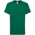 Vert - Front - Fruit of the Loom - T-shirt ICONIC - Enfant