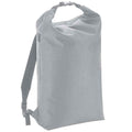 Gris clair - Front - Bagbase - Sac à dos ICON ROLL-TOP