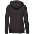 Noir - Back - Fruit of the Loom - Sweat à capuche PREMIUM - Femme