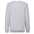 Gris chiné - Back - Fruit of the Loom - Sweat CLASSIC - Enfant