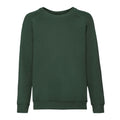 Vert bouteille - Front - Fruit of the Loom - Sweat CLASSIC - Enfant