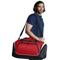 Rouge classique - Noir - Blanc - Back - Quadra - Sac de sport PRO TEAM