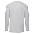 Gris chiné - Back - Fruit of the Loom - T-shirt VALUEWEIGHT - Homme