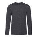 Gris foncé chiné - Front - Fruit of the Loom - T-shirt VALUEWEIGHT - Homme