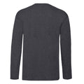 Gris foncé chiné - Back - Fruit of the Loom - T-shirt VALUEWEIGHT - Homme