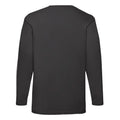 Noir - Back - Fruit of the Loom - T-shirt VALUEWEIGHT - Homme