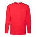 Rouge - Front - Fruit of the Loom - T-shirt VALUEWEIGHT - Homme