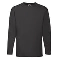 Noir - Front - Fruit of the Loom - T-shirt VALUEWEIGHT - Homme