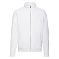 Blanc - Front - Fruit of the Loom - Veste de survêtement CLASSIC - Homme