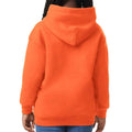 Orange - Back - Gildan - Sweat à capuche - Enfant