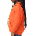 Orange - Side - Gildan - Sweat à capuche - Enfant