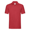 Rouge - Front - Fruit of the Loom - Polo PREMIUM - Homme