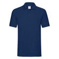 Bleu marine - Front - Fruit of the Loom - Polo PREMIUM - Homme