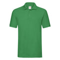 Vert kelly - Front - Fruit of the Loom - Polo PREMIUM - Homme