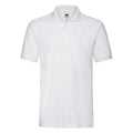 Blanc - Front - Fruit of the Loom - Polo PREMIUM - Homme