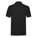 Noir - Back - Fruit of the Loom - Polo PREMIUM - Homme