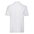 Blanc - Back - Fruit of the Loom - Polo PREMIUM - Homme