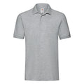 Ambre chiné - Front - Fruit of the Loom - Polo PREMIUM - Homme