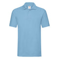 Bleu ciel - Front - Fruit of the Loom - Polo PREMIUM - Homme