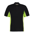 Noir - Vert clair - Blanc - Front - GAMEGEAR - Polo TRACK - Homme