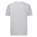 Gris - Back - Fruit of the Loom - T-shirt SUPER PREMIUM - Homme